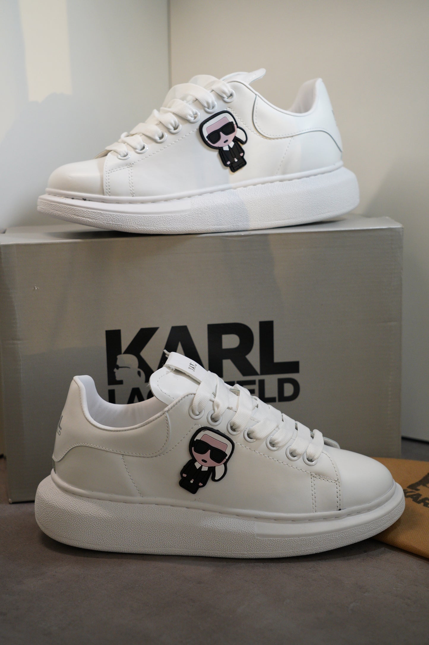 Adidasi Karl Lagerfeld Full White