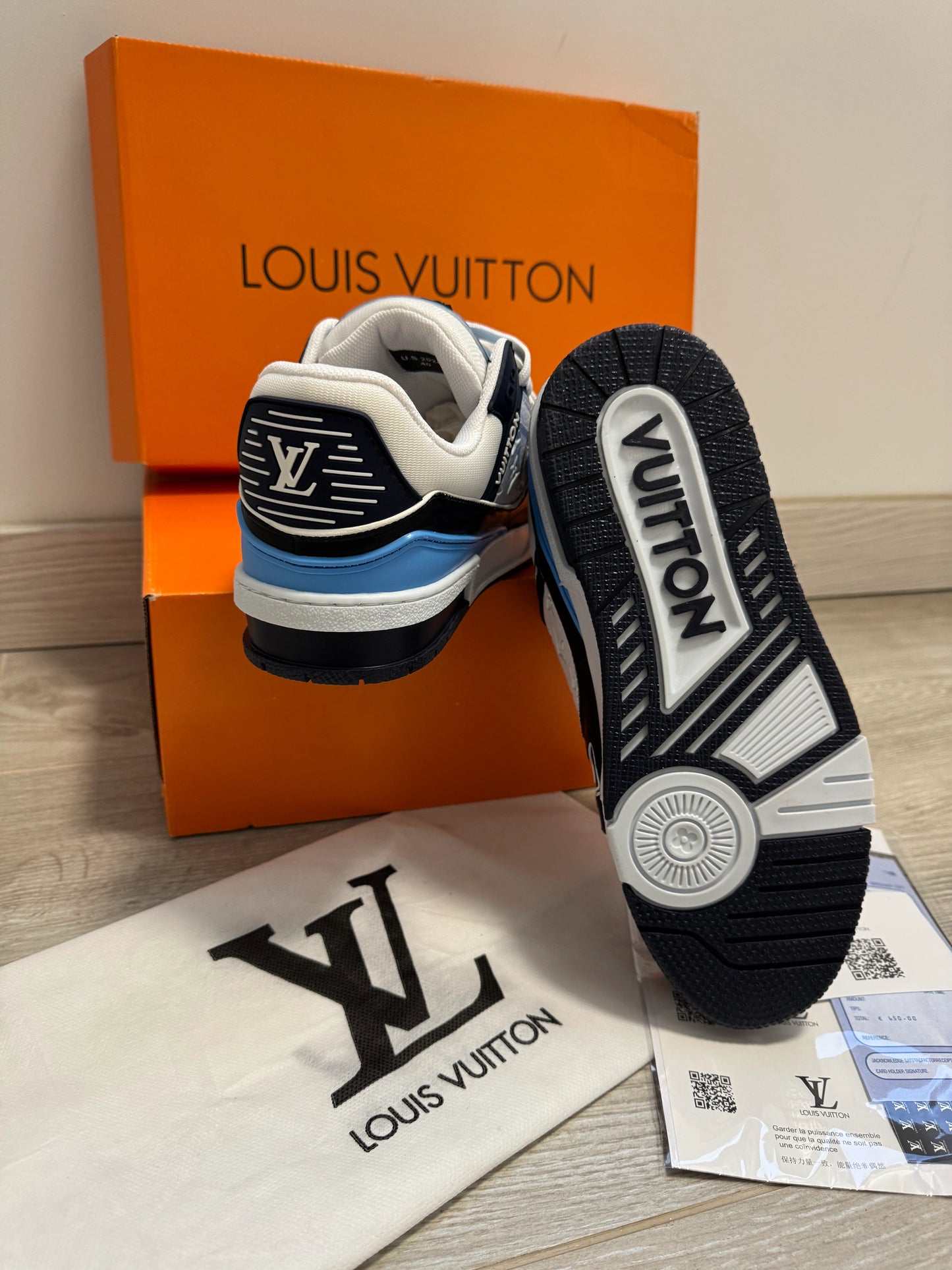 Adidasi Louis Vuitton - Trainers Sneaker Blue-Alb
