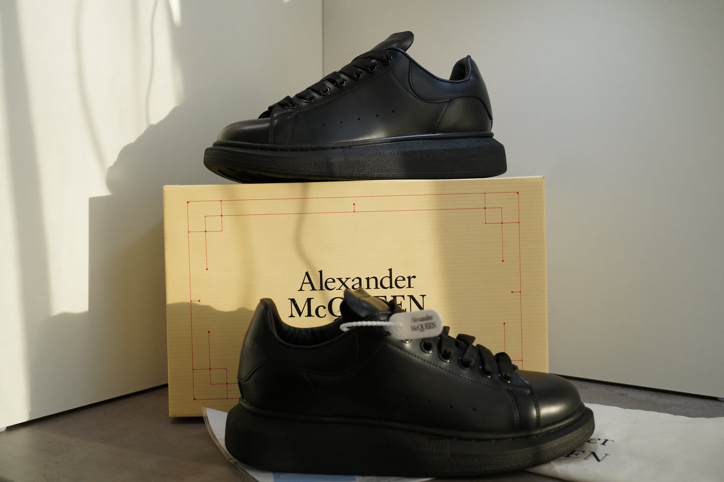 Adidasi Alexander McQueen NEGRU - FULLBOX