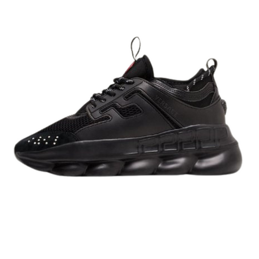 Versace Chain Reaction "Triple Black" sneakers