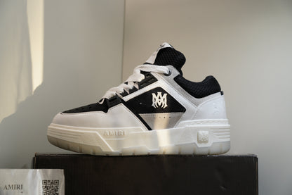 Amiri MA-1 Lace-Up Sneakers Black&White