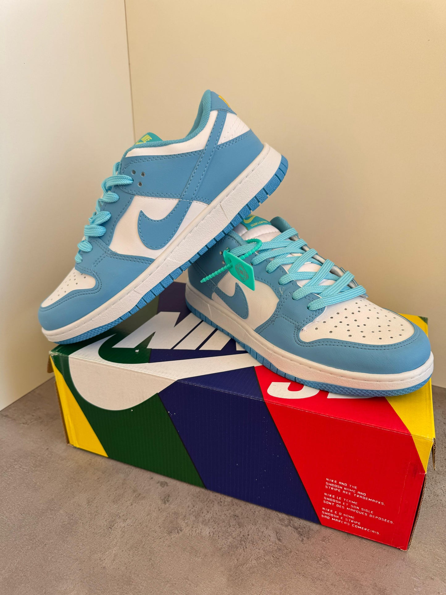 Nike Dunk Albastru-Alb