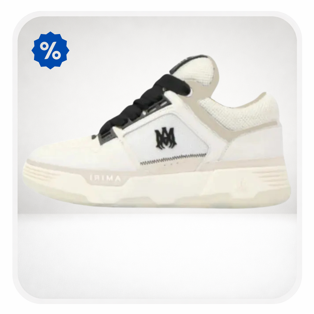 mamo⭐︎WEEKEND SEQUEL  White MA-1 Amiri MA-1 Lace-Up Sneakers White – Cele mai mari reduceri!
