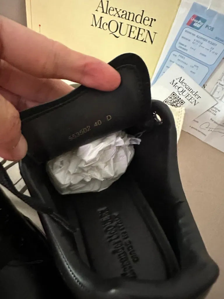 Adidasi Alexander McQueen NEGRU - FULLBOX