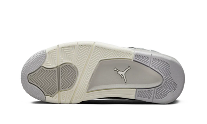 Air Jordan 4 Retro Frozen Moments Metallic Grey Silver White
